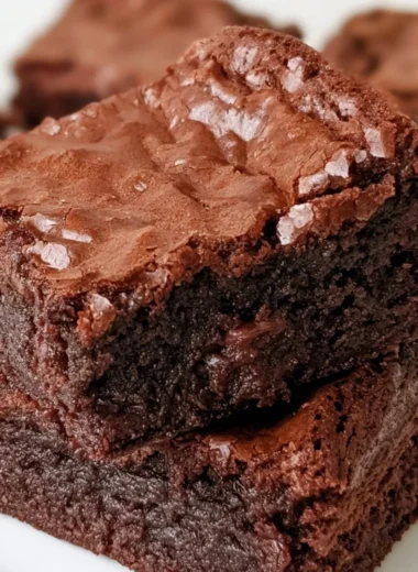Classic brownie recipe with rich chocolate and fudgy texture