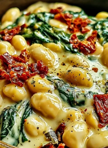 Creamy white beans dish served in a bowl, ready in 15 minutes.